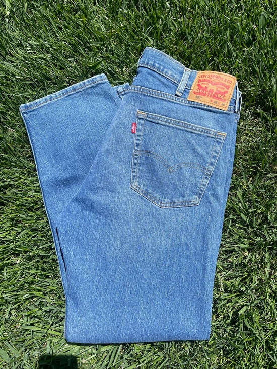 Levi's Other - Levi's 505 regular fit straight-leg men’s jeans in a medium wash. Size 38 x 30